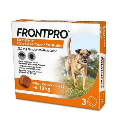 Frontpro 28mg Hond 4-10 Kg 3 Kauwtabletten