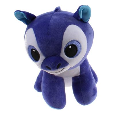 Lumo Stars knuffel Baby Velvet junior pluche 20 cm paars/wit Lumo Stars knuffel Baby Velvet junior pluche 20 cm paars/wit