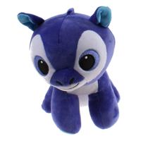 Lumo Stars knuffel Baby Velvet junior pluche 20 cm paars/wit - thumbnail