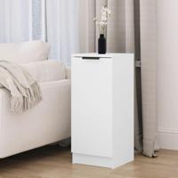 Dressoir 30x30x70 cm bewerkt hout wit - thumbnail