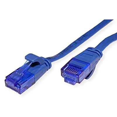 VALUE UTP patchkabel, Cat.6A (Class EA), extra plat, blauw, 3 m VALUE UTP patchkabel, Cat.6A (Class EA), extra plat, blauw, 3 m