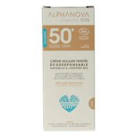 Alphanova Sun Sun getinte zonnebrand tegen zonne allergie SPF50 50 Gram - thumbnail
