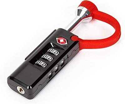 NANUK 900-TSA LOCK NANUK Hangslot TSA Zwart/rood Cijferslot