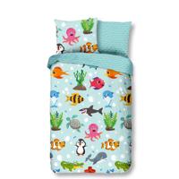 Good Morning Kinderdekbedovertrek "vissen" - Multi - (140x200/220 cm) - Katoen - thumbnail