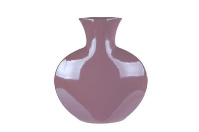Vaas Erin L plat lila aardewerk