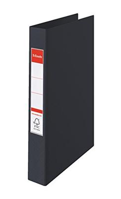 Esselte ringmap Vivida zwart, 2 ringen