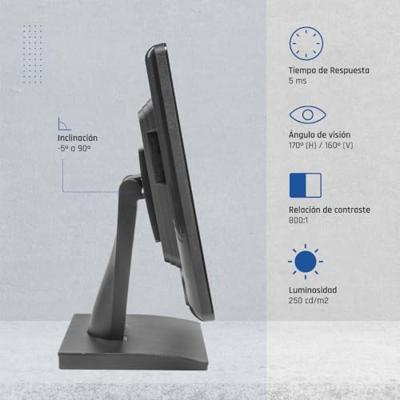 Monitor met Touchscreen iggual MTL Afmetingen 17" Monitor met Touchscreen iggual MTL Afmetingen 17"