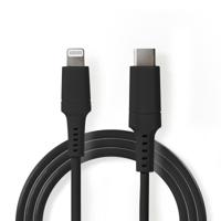 Apple Lightning Cable | Apple Lightning 8-Pin Male - USB-C | 1.0 m | Zwart - thumbnail