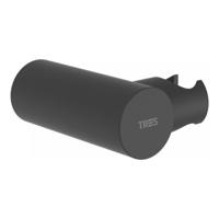 Handdouchehouder Tres Rond Ø 3.4x6.4x9.1 cm Mat Zwart - thumbnail