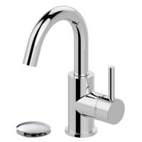 Wiesbaden Opbouw Wastafelkraan Caral met Draaibare Uitloop Chroom PVD Coating - thumbnail