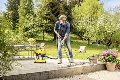 Karcher Accu aangedreven nat- en droogstofzuiger WD 4-18 S V-20/22 Dual - 1.628-625.0