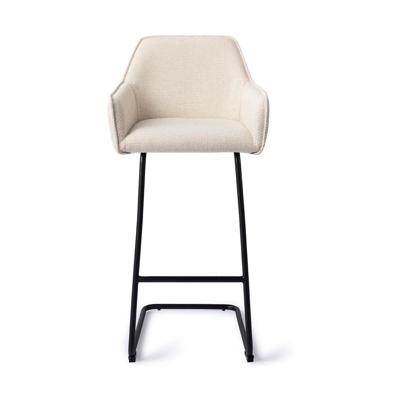 Jesper Home Barkruk 'Hofu' Arch Black, kleur Enoki (zithoogte 76cm)