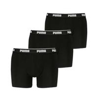 Puma Everyday Basic Boxershort Heren 3-Pack Zwart/Wit - Maat XL - Kleur: Zwart | Soccerfanshop - thumbnail