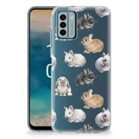 TPU Hoesje voor Nokia G22 Konijntjes - thumbnail