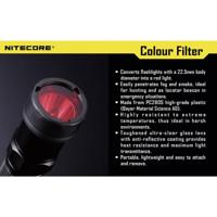 NiteCore NITNFR23 Kleurfilter MT1A, MT2A, MT1C en zaklampen met een Ø 23 mm Rood - thumbnail
