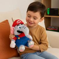 Super Mario Bros. Wonder Plush Figure Mario Elefant 27 cm - thumbnail