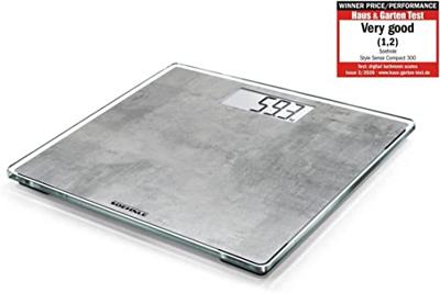 Soehnle 63882 digitaal style sense compact 300 personenweegschaal betonlook - thumbnail