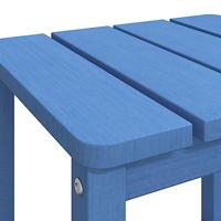 Tuintafel Adirondack 38x38x46 cm HDPE aquablauw - thumbnail