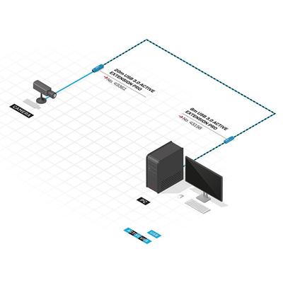 Lindy 43361 USB-kabel 20 m USB 3.2 Gen 1 (3.1 Gen 1) USB A Zwart Lindy 43361 USB-kabel 20 m USB 3.2 Gen 1 (3.1 Gen 1) USB A Zwart