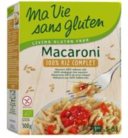 Macaroni van volkoren rijst glutenvrij bio 500 Gram - thumbnail