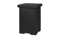 Happy Cocooning: Bijzettafel voor gasfles LPG tank - Zwart - thumbnail