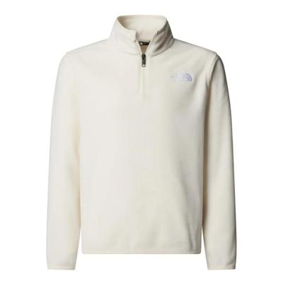 The North Face Glacier 1/4 Zip Fleece Kinderen White Dune M
