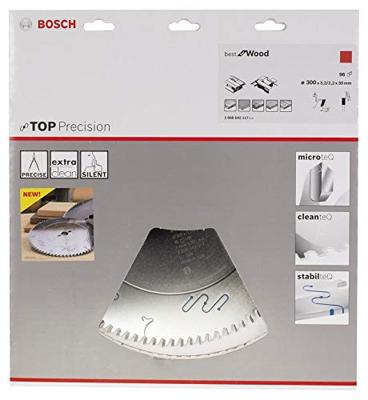 Bosch Accessoires Cirkelzaagblad Top Precision Best for Wood 300 x 30 x 3,2 mm, 96 1st - 2608642117