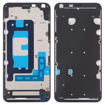 Front behuizing LCD-frame bezel plaat voor LG Q6/Q6 PLUS/LG-M700/M700/M700A/US700/M700H/M703/M700Y (zwart)