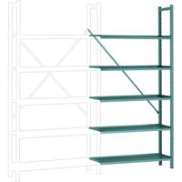 Manuflex RA3152.5021 Magazijnstelling uitbreidingsmodule (b x h x d) 1280 x 2500 x 1000 mm Staalbodem - thumbnail