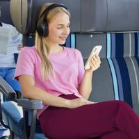 Hama Bluetooth hoofdtelefoon, over-ear hoofdtelefoon, ANC-hoofdtelefoon met ruisonderdrukking, 23 uur batterij, oorkussen, gevoerde hoofdband, draadloze hoofdtelefoon met spraakbesturing, zwart - thumbnail