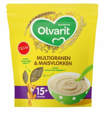 Olvarit Multigranen & maisvlokken 15M+ 200 Gram