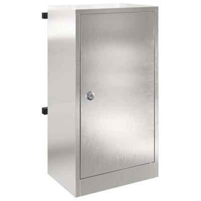 Brievenbus Zwart 30 x 23 x 55 cm Roestvrij staal Brievenbus Zwart 30 x 23 x 55 cm Roestvrij staal