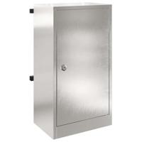 Brievenbus Zwart 30 x 23 x 55 cm Roestvrij staal - thumbnail