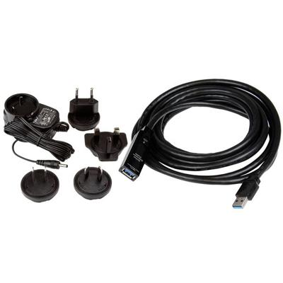 .com 3m USB 3.0 Actieve Verlengkabel - M/F - USB-verlengkabel - USB type A (M) naar USB type A (V) - USB 3.0 - 3 m - actief .com 3m USB 3.0 Actieve Verlengkabel - M/F - USB-verlengkabel - USB type A (M) naar USB type A (V) - USB 3.0 - 3 m - actief