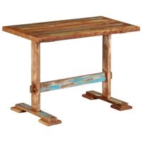 Eettafel 110x55x78 cm massief gerecycled hout - thumbnail