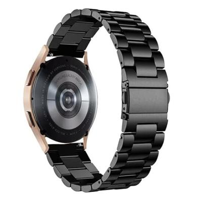 Stalen schakelband - Zwart - Garmin Vivoactive 6 / Vivoactive 5 / Vivoactive 3