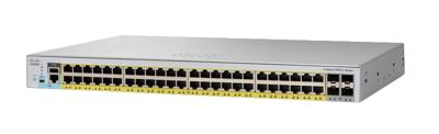 Cisco WS-C2960L-48PS-LL Catalyst 2960L 48 poort GigE met PoE, 4 x 1G SFP, LAN Lite