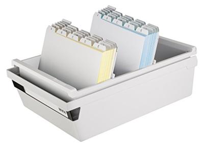 HAN 955-11 955-11 Kaartenbak Lichtgrijs Aantal kaarten (max.): 1.300 kaarten DIN A5 liggend