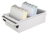 HAN 955-11 955-11 Kaartenbak Lichtgrijs Aantal kaarten (max.): 1.300 kaarten DIN A5 liggend - thumbnail