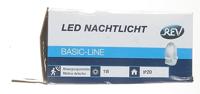 REV JR0501A 00337161 Nachtlamp met bewegingsmelder LED Warmwit Wit - thumbnail