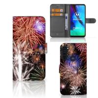 Motorola Moto G Pro | Wallet Case | met Pasjes | Vuurwerk - thumbnail