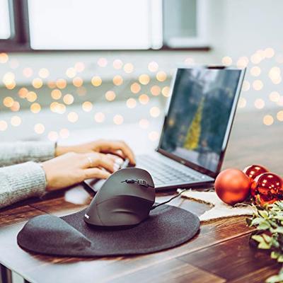 Hama Ergonomische muis EMC-500, met kabel Desktop accessoire Zwart - thumbnail