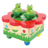 Small Foot - houten muziekdoos kikker - thumbnail