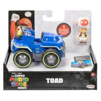 Super Mario Bros Movie - Toad Figure with Kart - thumbnail