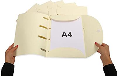 Tarifold smartfolder, geperforeerde showtas, ft A4, pak van 6 stuks, beige Tarifold smartfolder, geperforeerde showtas, ft A4, pak van 6 stuks, beige