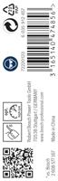 Bosch Accessoires Metaalboren HSS-G, Standard 2,9 x 33 x 61 mm 10st - 2608585480 - thumbnail