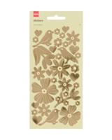 HEMA Stickervellen 19x10 bloemen - 3 stuks - thumbnail