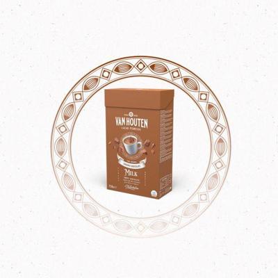 Van Houten Ground Milk Chocolate - melk - 750 gram