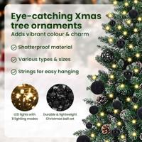 VidaXL Slanke kerstboom groen 150 cm pvc en massief dennenhout - thumbnail