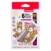 Verfstift bruynzeel kids assorti metallic 6 stuks - thumbnail